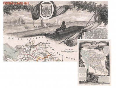 Монеты с Корабликами - 1852_Levasseur_Map_of_the_Department_De_La_Charente_Maritime_-_Geographicus_-_CharenteInf-levasseur-1852.JPG