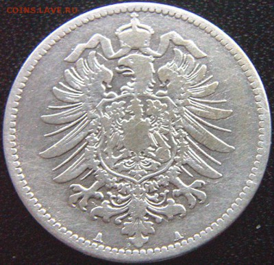 Германия_серебряная марка 1875(А); до 30.11_22.26мск - 8942
