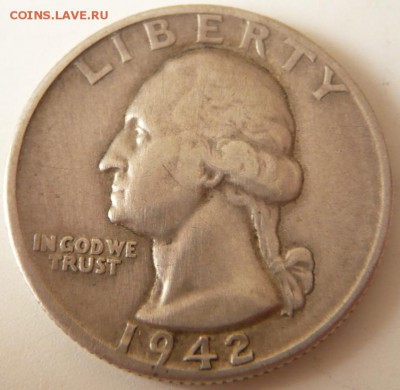25 центов 1942 г. США оценка - P1300965.JPG