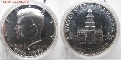 США халф доллар 1776-1967г. ПРУФ. до3.12. в21°°. - 1 (2)