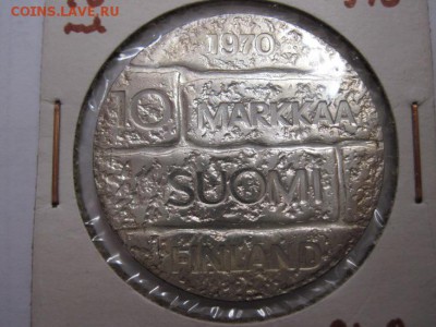10 маркка 1970 Паасикиви Финляндия сер. до 04.12.14 - Изображение23 111