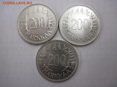 200 маркка 1956-58 серебро Финляндия до 04.12.14 - Изображение23 116