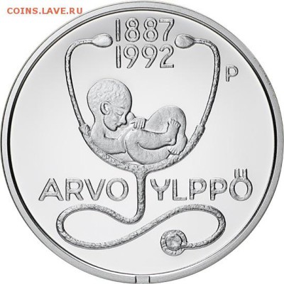 Медицина в нумизматике - arvo-ylppo-and-medicin