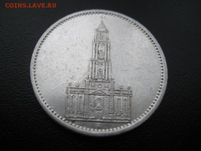 1935 Третий Рейх, 5 М, кирха, серебро, до 08.12 в 22-10 мск - IMG_3363.JPG