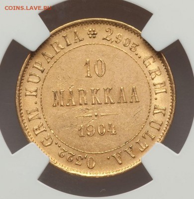 10 Марок 1904 R1 NGC MS61 до 02 декабря в 22-00 по Москве - image
