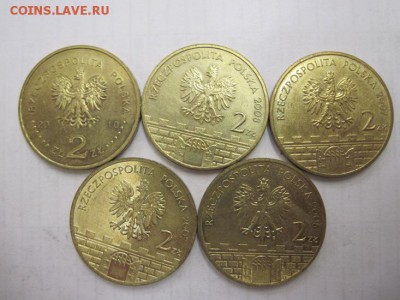 2 злотых памятные монеты Польши 5 шт. до 05.12.14 - Изображение23 115