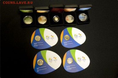 Первая выпуск. золото(1) серебро (4) биметалл (4) шт. - 1 тфищк