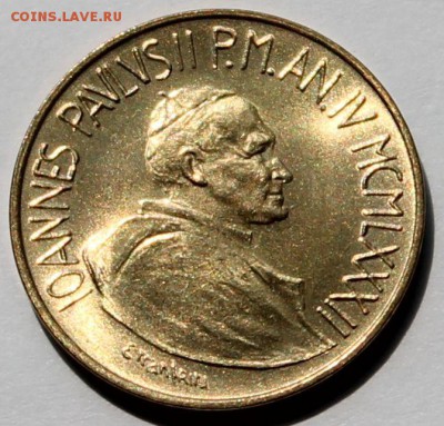 Ватикан 20 лир 1982. Тираж-120 000. РАСПРОДАЖА. - 4
