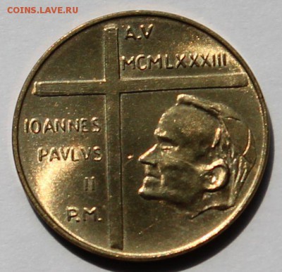 Ватикан 20 лир 1983. Тираж-110 000. РАСПРОДАЖА. - 4