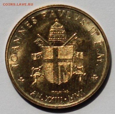 Ватикан 20 лир 2001. Тираж-76 000. РАСПРОДАЖА. - 3