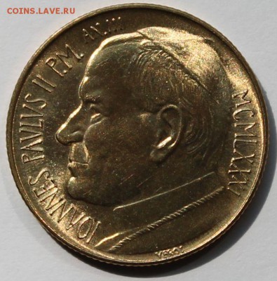 Ватикан 200 лир 1981. Тираж-170 000. РАСПРОДАЖА. - 3