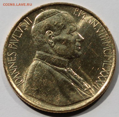 Ватикан 200 лир 1986. Тираж-80 000. РАСПРОДАЖА. - 4
