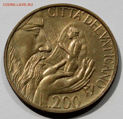 Ватикан 200 лир 1988. Тираж-80 000. РАСПРОДАЖА. - 2