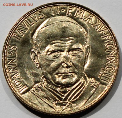 Ватикан 200 лир 1993. Тираж-41 000. РАСПРОДАЖА. - 4
