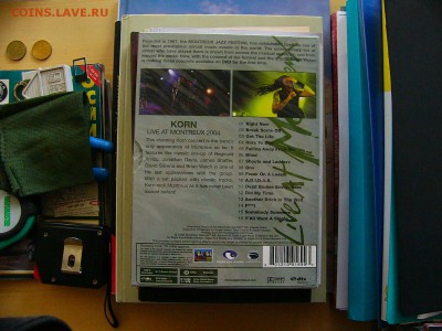 Фирменный DVD диск" KORN Live at Montreux 2004" 07.12.22:00 - P1080610.JPG