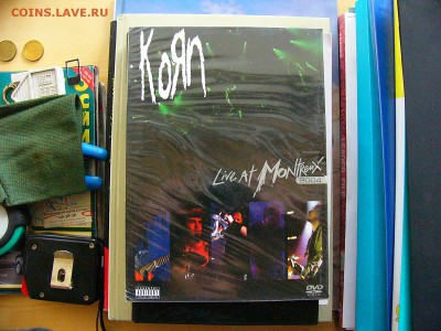 Фирменный DVD диск" KORN Live at Montreux 2004" 07.12.22:00 - P1080609.JPG
