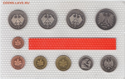 ФРГ банковский набор 1996 G UNC до  9.12 22:30 мск - IMG_0001