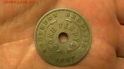Британская южная родезия - 1 пенни  1937  до 06,12,14 по МСК - IMGA0137.JPG