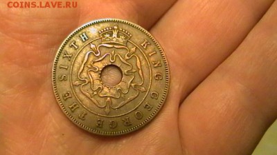 Британская южная родезия 1 пенни Медь  1949 до 06,12,14 по М - IMGA0148.JPG