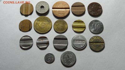 Телефонные жетоны разных стран на оценку - DSC03334.JPG