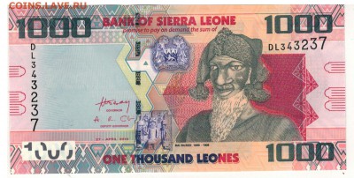 Сьерра-Леоне 1000 леоне 2010 до 08.12.14 в 22.00мск (А132) - 1-1сьл1000а