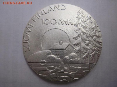 100 маркка 1990 Военные инвалиды Финляндия до 08.12.14 - Изображение23 114