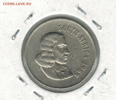 Южная африка  10 центов 1965 до 06.12.2014   22-00 - 1 15