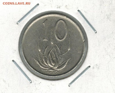 Южная африка  10 центов 1965 до 06.12.2014   22-00 - 1 5