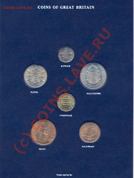 Монеты Англии 1967г. до 7.05.2010г. в 22.30МСК - набор 1967-2