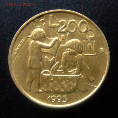 3 - Сан-Марино 200 лир (1995) «Дети» Р