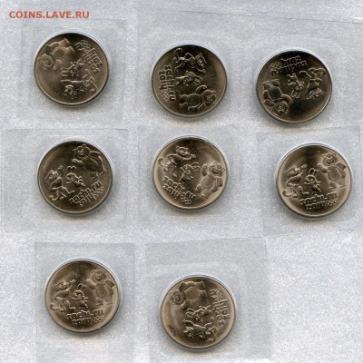 8 ПОВРЕЖДЁННЫХ МОНЕТ, МОНЕТЫ В ИДЕЛАЕ!!! ПОВРЕЖДЕН ТОЛЬКО ПЛАСТИК!! - Coins-World-Super-Collection072