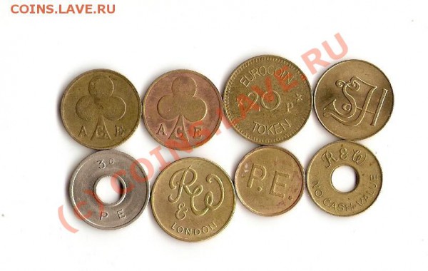 житоны иностранные.до 08.05.2010 в 22-00 по мск - ж