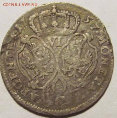 Речь Посполитая 6 грош 1757 до 12.12.2014 до 22.00 по МСК - IMG_4047.JPG