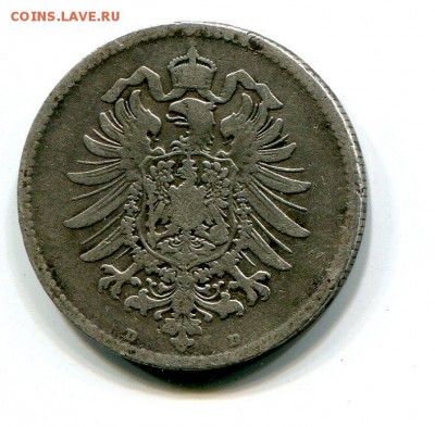 Германия , 1 марка 1874 "D", Ag900 , до 11.12. в 22:15 - img577