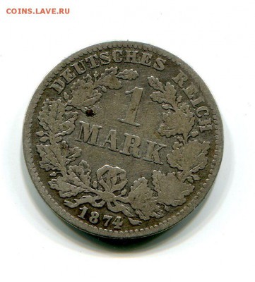 Германия , 1 марка 1874 "D", Ag900 , до 11.12. в 22:15 - img562