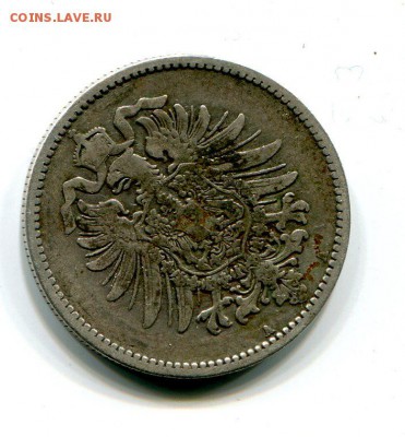 Германия , 1 марка 1874 "А", Ag900 , до 11.12. в 22:15 - img580