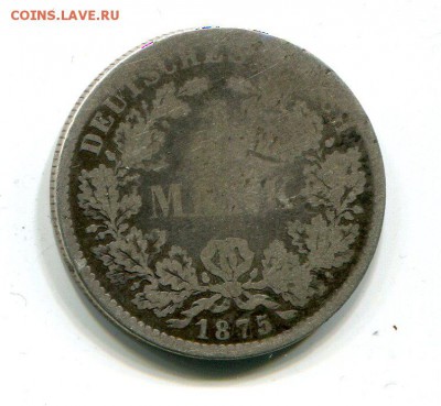 Германия , 1 марка 1875 "D", Ag900 , до 11.12. в 22:15 - img564