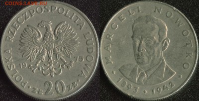 Польша 20 злотых 1975 (Марсели Новотко) до 22:00мск 10.12.14 - Польша 20 злотых 1975