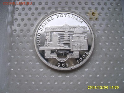 ФРГ,10 марок 1993г(F,1000 лет Подстам,блистер)!до 9.12.2014 - S6002832.JPG