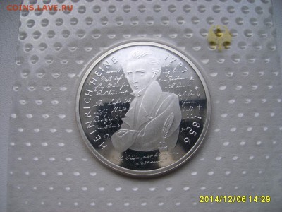 ФРГ,10 марок 1997г(F,Г.Гейне,блистер)!до 9.12.2014 - S6002828.JPG