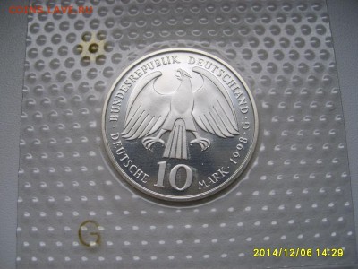 ФРГ,10 марок 1998г(G,освобождение Вестфалии)!до 9.12.2014 - S6002826.JPG