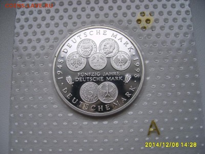 ФРГ,10 марок 1998г(А,50 лет нем.марке,блистер)!до 9.12.2014 - S6002825.JPG