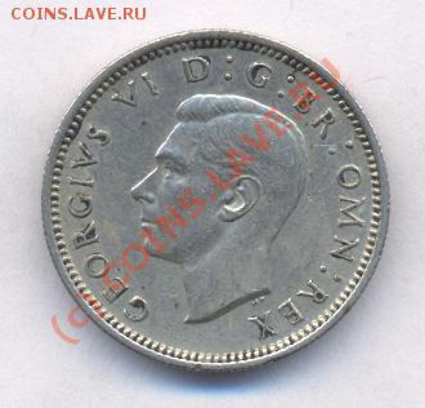 Великобритания 6 пенсов. 1950 г.До 8.05.10 г. 21-00 МСК. - 50 1