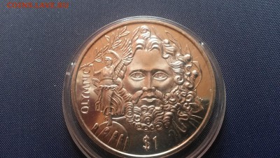 Виргинские острова 1доллар Бог Олимпа в капсуле - 20141012_130238
