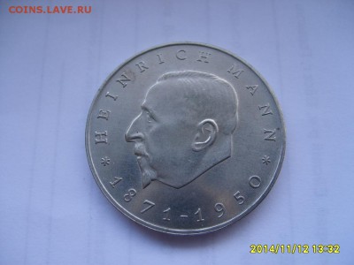 ГДР,20 марок 1971г(Г.Манн)!до 9.12.2014 - S6002523.JPG
