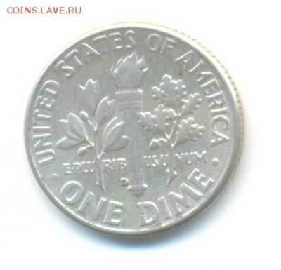 Ag. США 10 центов 1964D. до 11.12 22.00 - 24