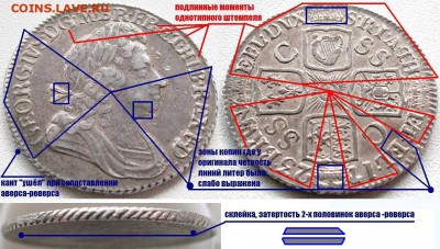 Британия. Шиллинг 1723 SSC Георг I - georgvs23.JPG