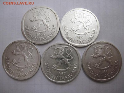 1 маркка 1964-68 серебро Финляндия до 11.12.14 - Изображение23 108