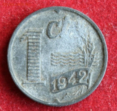 С 1 руб. НИДЕРЛАНДЫ 1с 1942г. ОККУПАЦИЯ цинк  до 14.12.14г. - IMG_2675.JPG