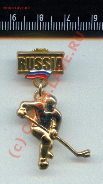 Оценка: значки олимпийские Россия - Ванкувер 2010 - Pin Olympic Hockey Player Russia